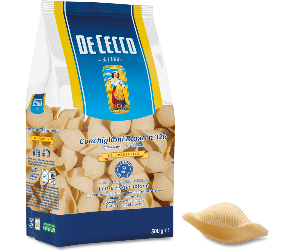 Conchiglioni rigati (Конкильони ригати) n°126 Conchiglioni rigati (Конкильони ригати) n°126