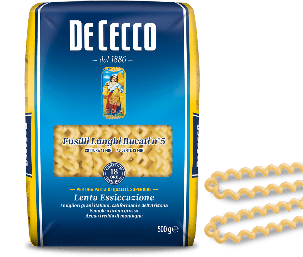 Fusilli lunghi bucati (Фузилли лунги букати) n°5 Fusilli lunghi bucati (Фузилли лунги букати) n°5